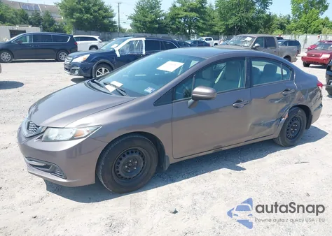 2015 Honda Civic Lx из США, поврежденный, VIN 19XFB2F59FE050852